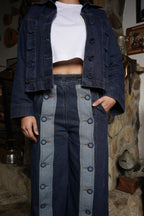 Jean  Femenino Botones Bruma